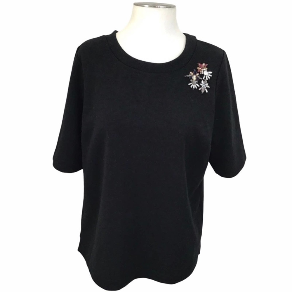 Banana Republic Embellished Jewel Blouse